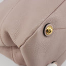 Miu Miu Shoulder Bag Leather 2way Pink Gold Auth BA13905A-9