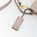 Miu Miu Shoulder Bag Leather 2way Pink Gold Auth BA13905A-20