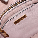 Miu Miu Shoulder Bag Leather 2way Pink Gold Auth BA13905A-22