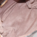 Miu Miu Shoulder Bag Leather 2way Pink Gold Auth BA13905A-11