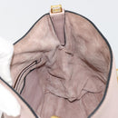 Miu Miu Shoulder Bag Leather 2way Pink Gold Auth BA13905A-23