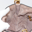 Miu Miu Shoulder Bag Leather 2way Pink Gold Auth BA13905A-24
