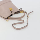 Miu Miu Shoulder Bag Leather 2way Pink Gold Auth BA13905A-8