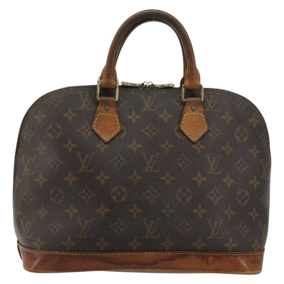 LOUIS VUITTON Monogram Alma Hand Bag M51130 LV Auth BA13908