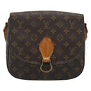 LOUIS VUITTON Monogram Saint Cloud GM Shoulder Bag M51242 LV Auth BA13910-2