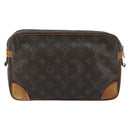 LOUIS VUITTON Monogram Compiegne 28 Clutch Bag M51845 LV Auth BA13913-2