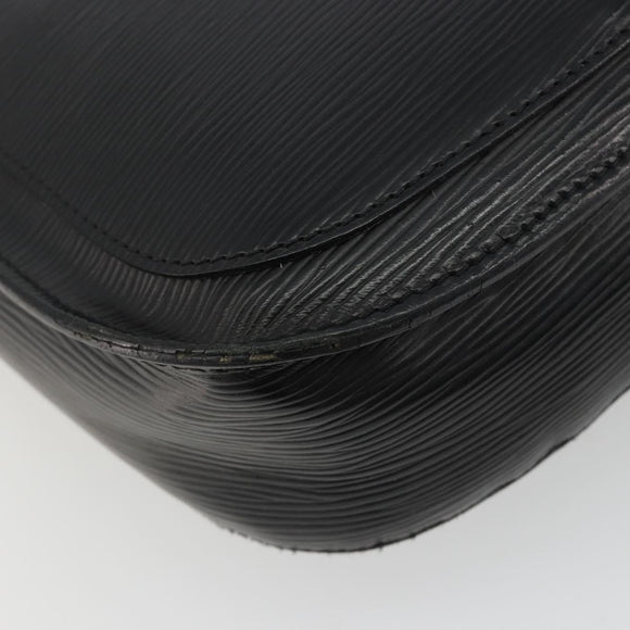 LOUIS VUITTON Epi Saint Cloud GM Shoulder Bag Black M52192 LV Auth BA13914