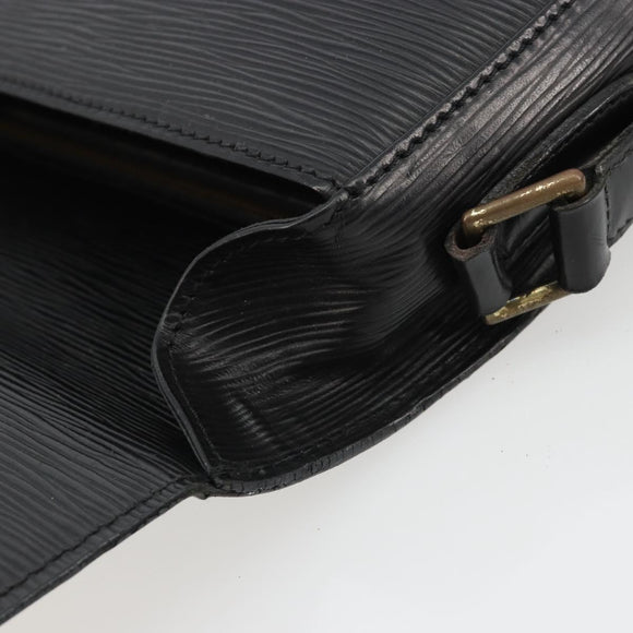 LOUIS VUITTON Epi Saint Cloud GM Shoulder Bag Black M52192 LV Auth BA13914