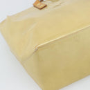 LOUIS VUITTON Monogram Vernis Reade PM Hand Bag Beige M91144 LV Auth BA13915-14