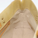 LOUIS VUITTON Monogram Vernis Reade PM Hand Bag Beige M91144 LV Auth BA13915-17