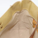 LOUIS VUITTON Monogram Vernis Reade PM Hand Bag Beige M91144 LV Auth BA13915-18