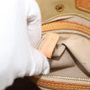 LOUIS VUITTON Monogram Vernis Reade PM Hand Bag Beige M91144 LV Auth BA13915-12