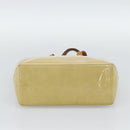 LOUIS VUITTON Monogram Vernis Reade PM Hand Bag Beige M91144 LV Auth BA13915-5