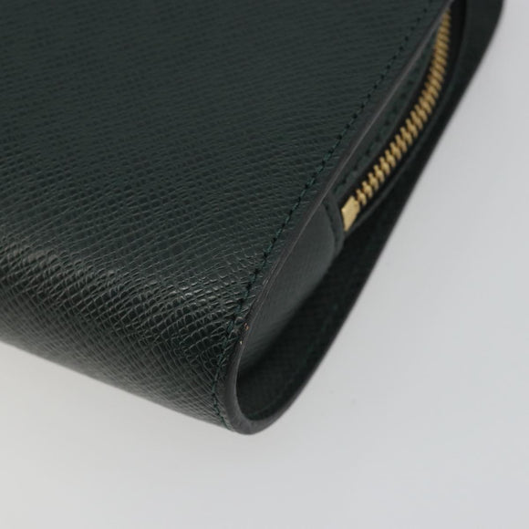 LOUIS VUITTON Taiga Baikal Clutch Bag Epicea M30184 LV Auth BA13916