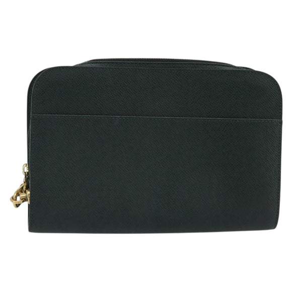 LOUIS VUITTON Taiga Baikal Clutch Bag Epicea M30184 LV Auth BA13916