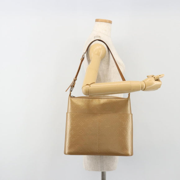 LOUIS VUITTON Monogram Mat Sutter Shoulder Bag Amble M55167 LV Auth BA13917