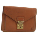 LOUIS VUITTON Epi Sellier Dragonne Clutch Bag Zipang Gold M52618 LV Auth BA13919-1