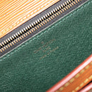 LOUIS VUITTON Epi Sellier Dragonne Clutch Bag Zipang Gold M52618 LV Auth BA13919-19