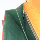 LOUIS VUITTON Epi Sellier Dragonne Clutch Bag Zipang Gold M52618 LV Auth BA13919-21