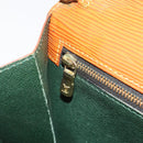 LOUIS VUITTON Epi Sellier Dragonne Clutch Bag Zipang Gold M52618 LV Auth BA13919-22
