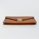 LOUIS VUITTON Epi Sellier Dragonne Clutch Bag Zipang Gold M52618 LV Auth BA13919-6