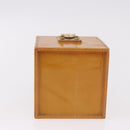 LOUIS VUITTON Vernis Bleecker Cosmetic Pouch Beige M91002 LV Auth BA13925-6