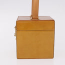 LOUIS VUITTON Vernis Bleecker Cosmetic Pouch Beige M91002 LV Auth BA13925-4