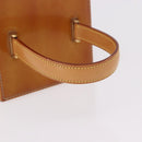 LOUIS VUITTON Vernis Bleecker Cosmetic Pouch Beige M91002 LV Auth BA13925-8
