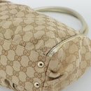 GUCCI GG Canvas Abbey Tote Bag Beige Gold 189831 Auth BA13928A-9