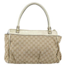 GUCCI GG Canvas Abbey Tote Bag Beige Gold 189831 Auth BA13928A-2