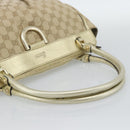 GUCCI GG Canvas Abbey Tote Bag Beige Gold 189831 Auth BA13928A-7