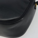 Salvatore Ferragamo Vala Shoulder Bag Leather Black Gold Auth BA13929-9
