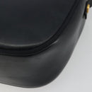 Salvatore Ferragamo Vala Shoulder Bag Leather Black Gold Auth BA13929-15