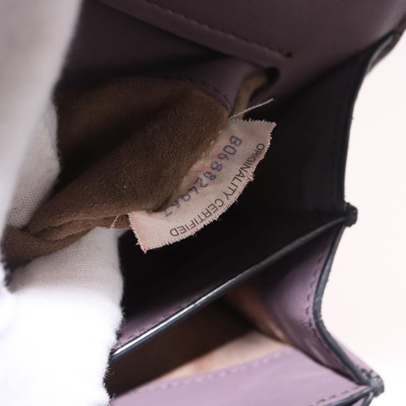 BOTTEGA VENETA INTRECCIATO Hand Bag 2way Purple Auth BA13933A