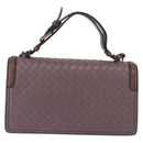 BOTTEGA VENETA INTRECCIATO Hand Bag 2way Purple Auth BA13933A-2