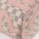 LOUIS VUITTON Damier Azur Tahiti Neverfull MM Rose N41050 LV Auth BA13936SAV-15
