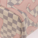 LOUIS VUITTON Damier Azur Tahiti Neverfull MM Rose N41050 LV Auth BA13936SAV-16