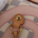 LOUIS VUITTON Damier Azur Tahiti Neverfull MM Rose N41050 LV Auth BA13936SAV-9