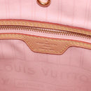LOUIS VUITTON Damier Azur Tahiti Neverfull MM Rose N41050 LV Auth BA13936SAV-19