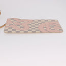 LOUIS VUITTON Damier Azur Tahiti Neverfull MM Rose N41050 LV Auth BA13936SAV-29