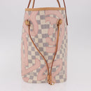 LOUIS VUITTON Damier Azur Tahiti Neverfull MM Rose N41050 LV Auth BA13936SAV-4