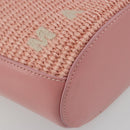 MARNI Tropicaria Micro Shoulder Bag Raffia 2way Pink Auth BA13939A-15