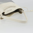 Miu Miu Shoulder Bag Leather Silver Auth BA13941A-7