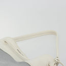 Miu Miu Shoulder Bag Leather Silver Auth BA13941A-8