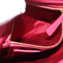 Miu Miu Vittello Caribbean Hand Bag Leather 2way Pink Gold Auth BA13942A-31