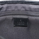 GUCCI GG Canvas Jackie Shoulder Bag Black Silver 001.3306 Auth BA13943-16