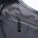 GUCCI GG Canvas Jackie Shoulder Bag Black Silver 001.3306 Auth BA13943-20