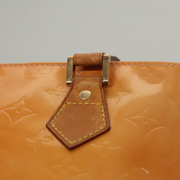 LOUIS VUITTON Monogram Vernis Houston Bag Marshmallow Pink M91302 LV Auth BA1395