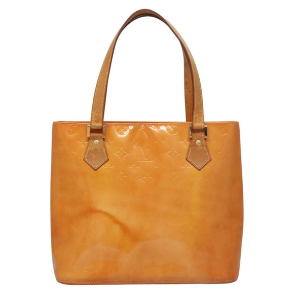 LOUIS VUITTON Monogram Vernis Houston Bag Marshmallow Pink M91302 LV Auth BA1395