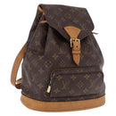 LOUIS VUITTON Monogram Montsouris MM Backpack M51136 LV Auth BA13952-1